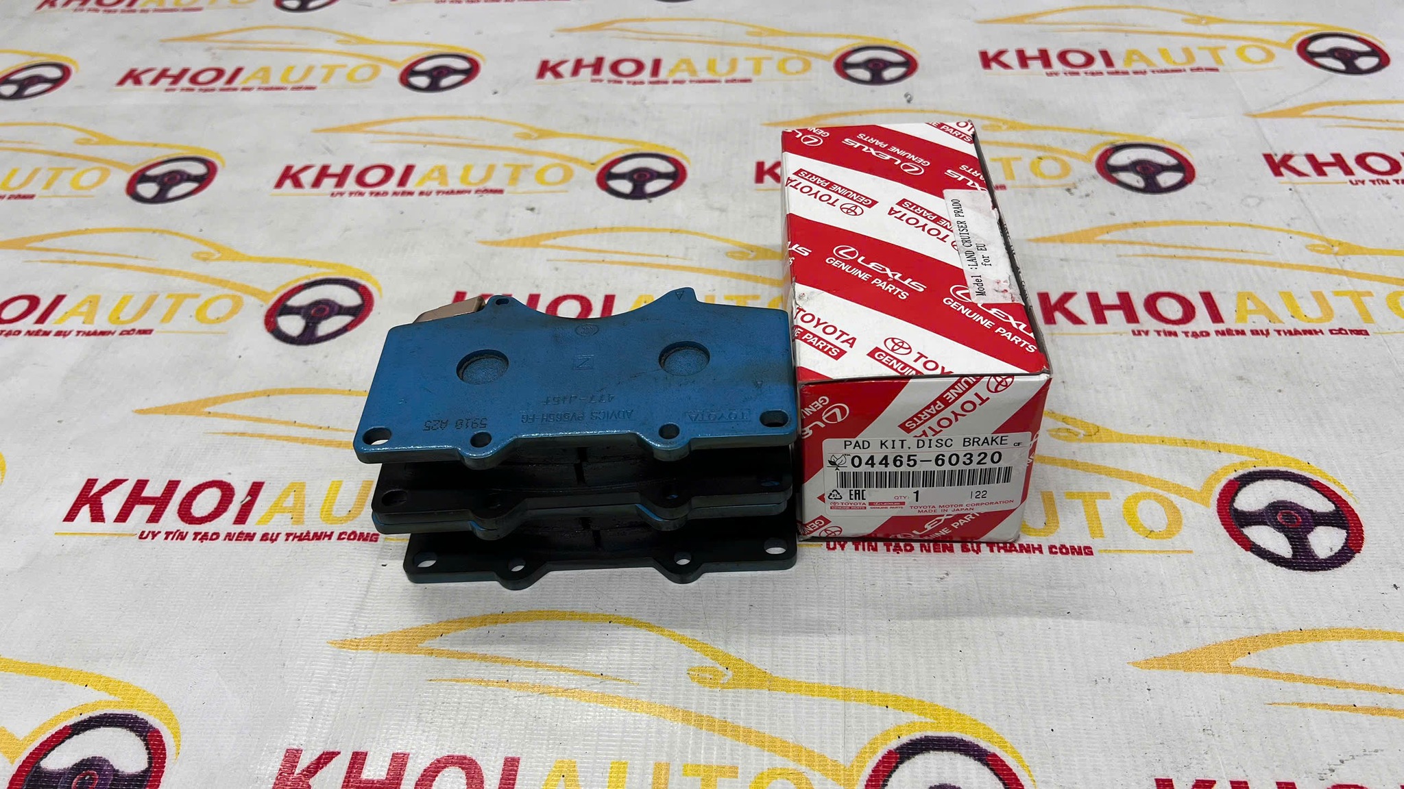 04465-60320 MÁ PHANH TRƯỚC LEXUS GX460 2013-2018 0446560320 Chính Hãng