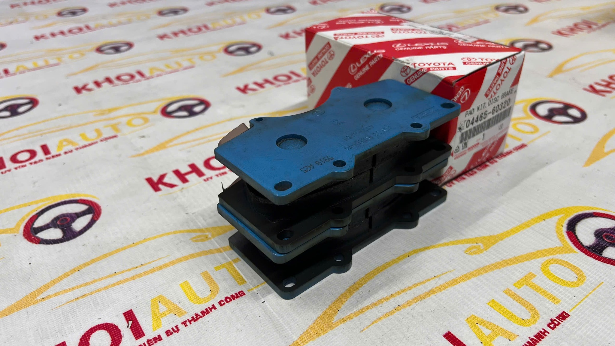 04465-60320 MÁ PHANH TRƯỚC LEXUS GX460 2013-2018 0446560320 Chính Hãng