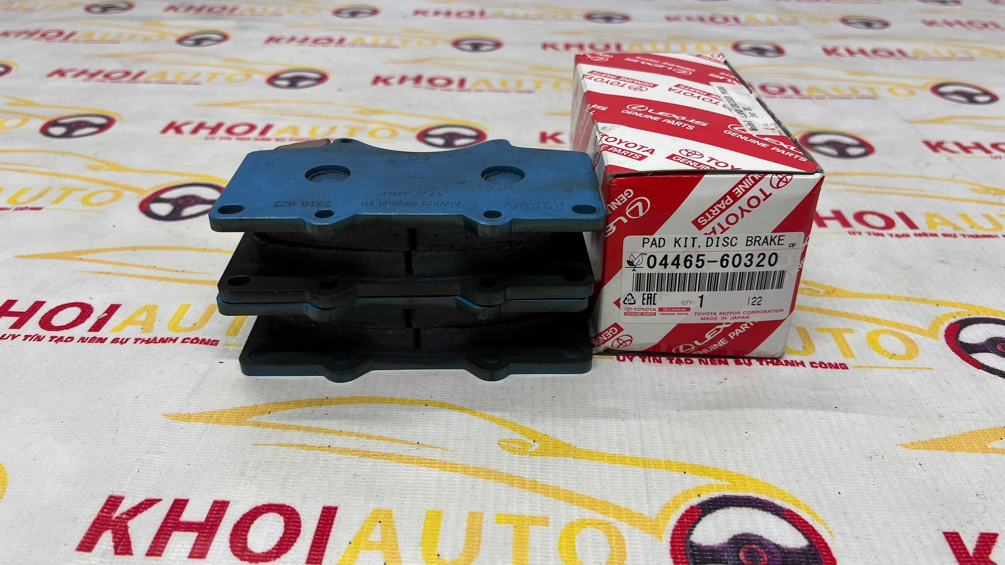 04465-60320 MÁ PHANH TRƯỚC LEXUS GX460 2013-2018 0446560320 Chính Hãng