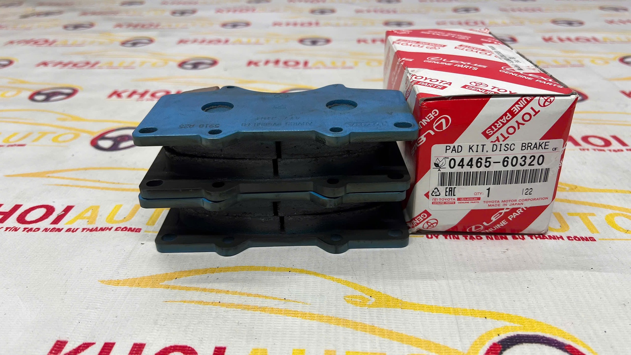 04465-60320 MÁ PHANH TRƯỚC LEXUS GX460 2013-2018 0446560320 Chính Hãng