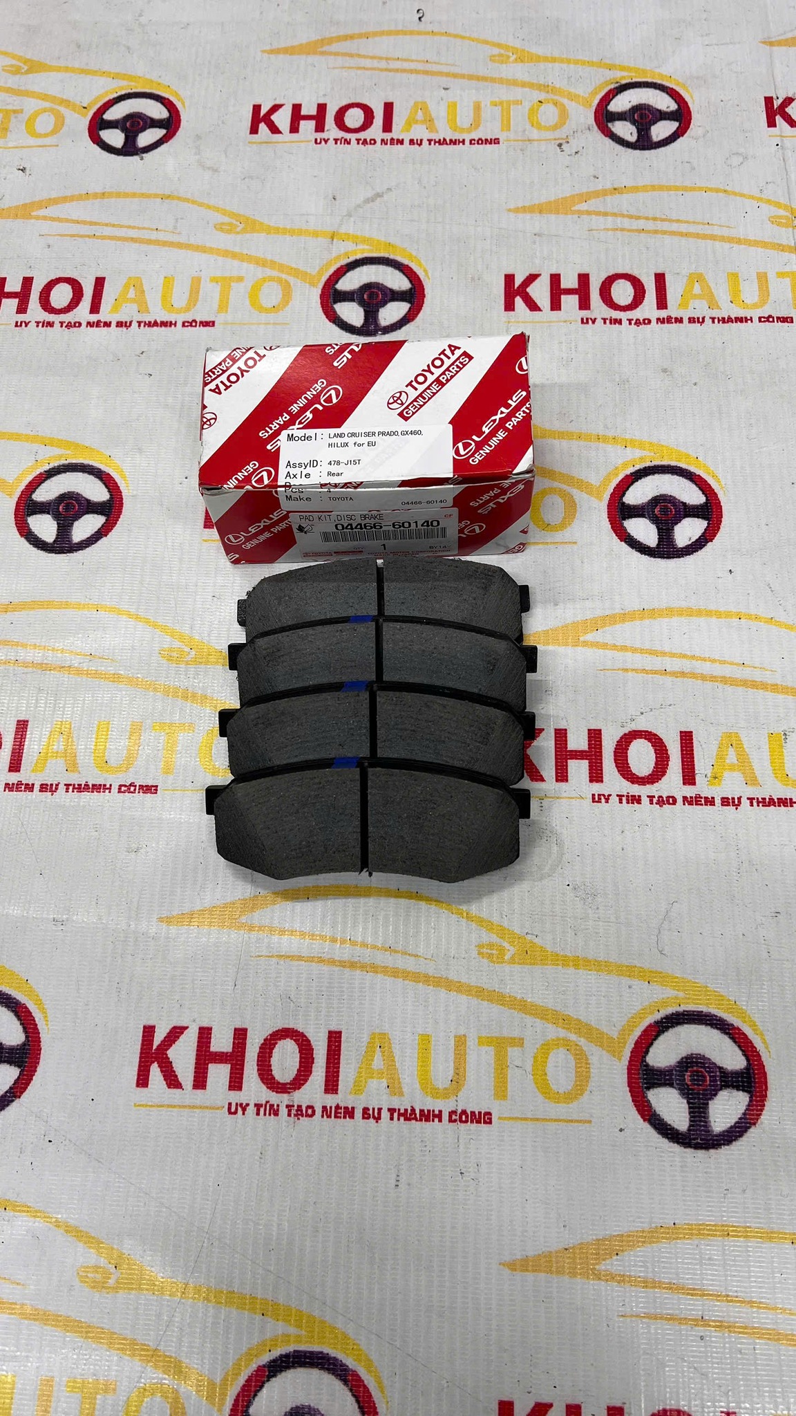 04466-60140 Má Phanh Sau LEXUS GX460 2010-2020 0446660140 Chính Hãng