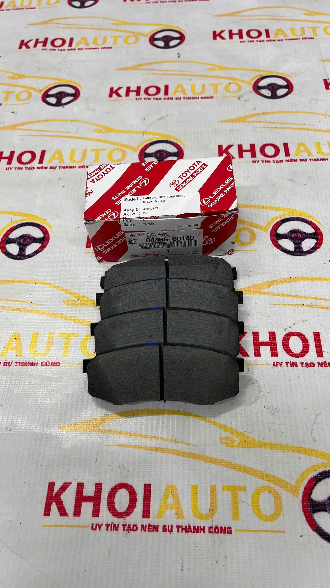 04466-60140 Má Phanh Sau LEXUS GX460 2010-2020 0446660140 Chính Hãng