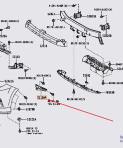 52116 60230 PHE CAI CAN TRUOC LEXUS GX460 2019 VE TRAI LH 5211660230