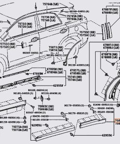75075 48050 Mạ Cánh Của Sau Lexus RX Series 2009 2012 Vé Phải RH7507548050 14