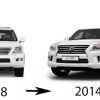 Lexus LX570 2008 – 2010 Lên đời 2014(bodykit lx570 2010)