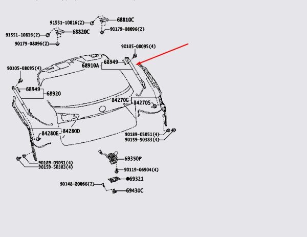 68910 79017 Ti Cop Sau LEXUS NX SERIES NX200T NX300 2015 2018 Ve PhaiRH6891079017 11