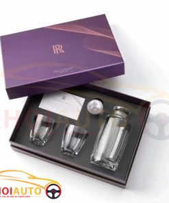 Bình,  Ly Rượu  Whisky (Rượu Trắng VN) cho  Xe ÔTÔ Rollsroyce