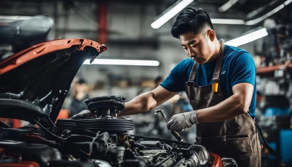 tiem sua xe o han quoc