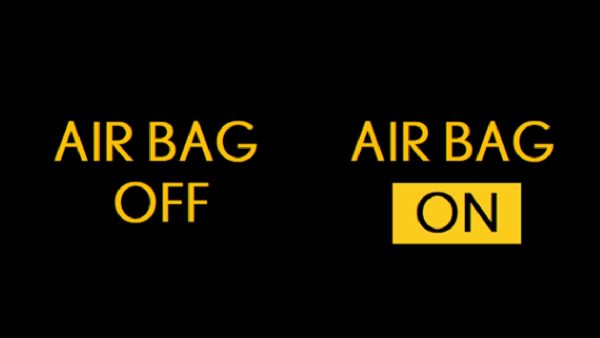 Đèn chỉ báo “ PASSENGER AIR BAG” – Túi khí cho hành khách ON OFF