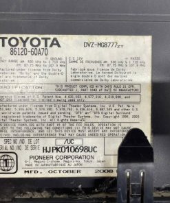 86120-60A70 Đầu DVD LEXUS LX570 2008-2012 Bãi Tháo Xe(old)8612060A70