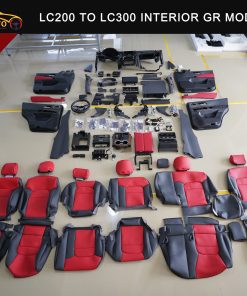 Nâng Cấp Nội Thất TOYOTA LAND CRUISER LC200(2008-2021)Phiên Bản LC300 Màu Đỏ Đẳng Cấp, Taplo, Tapi, Cửa, Yên Ngựa, Bao Ghế