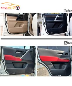 Nâng Cấp Nội Thất TOYOTA LAND CRUISER LC200(2008-2021)Phiên Bản LC300 Màu Đỏ Đẳng Cấp, Taplo, Tapi, Cửa, Yên Ngựa, Bao Ghế