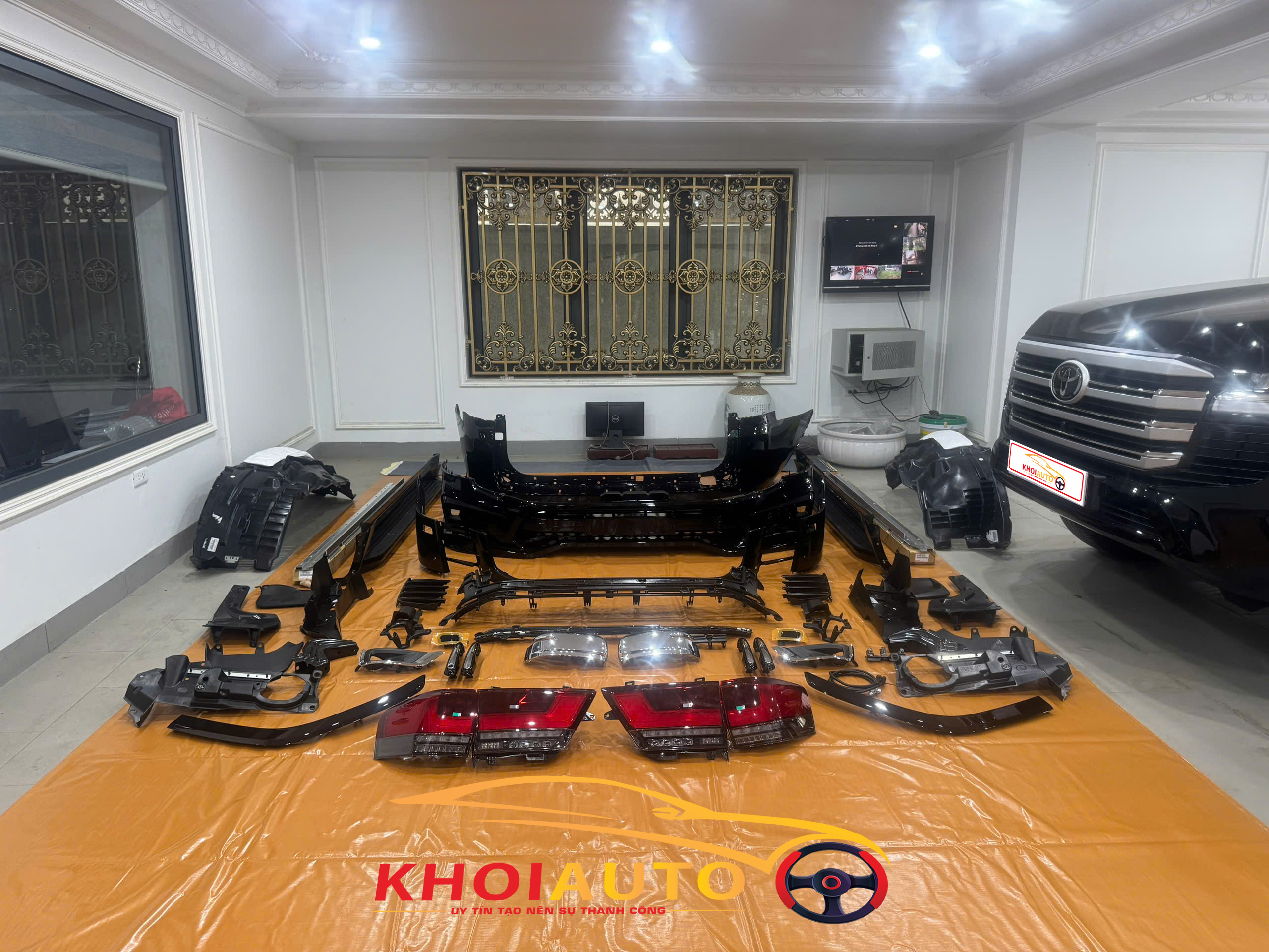 Nang Cap Land Cruiser LC300 Bodykit Modellista Trung Dong Chinh Hang Tai Phu Tho KhoiAutO 1