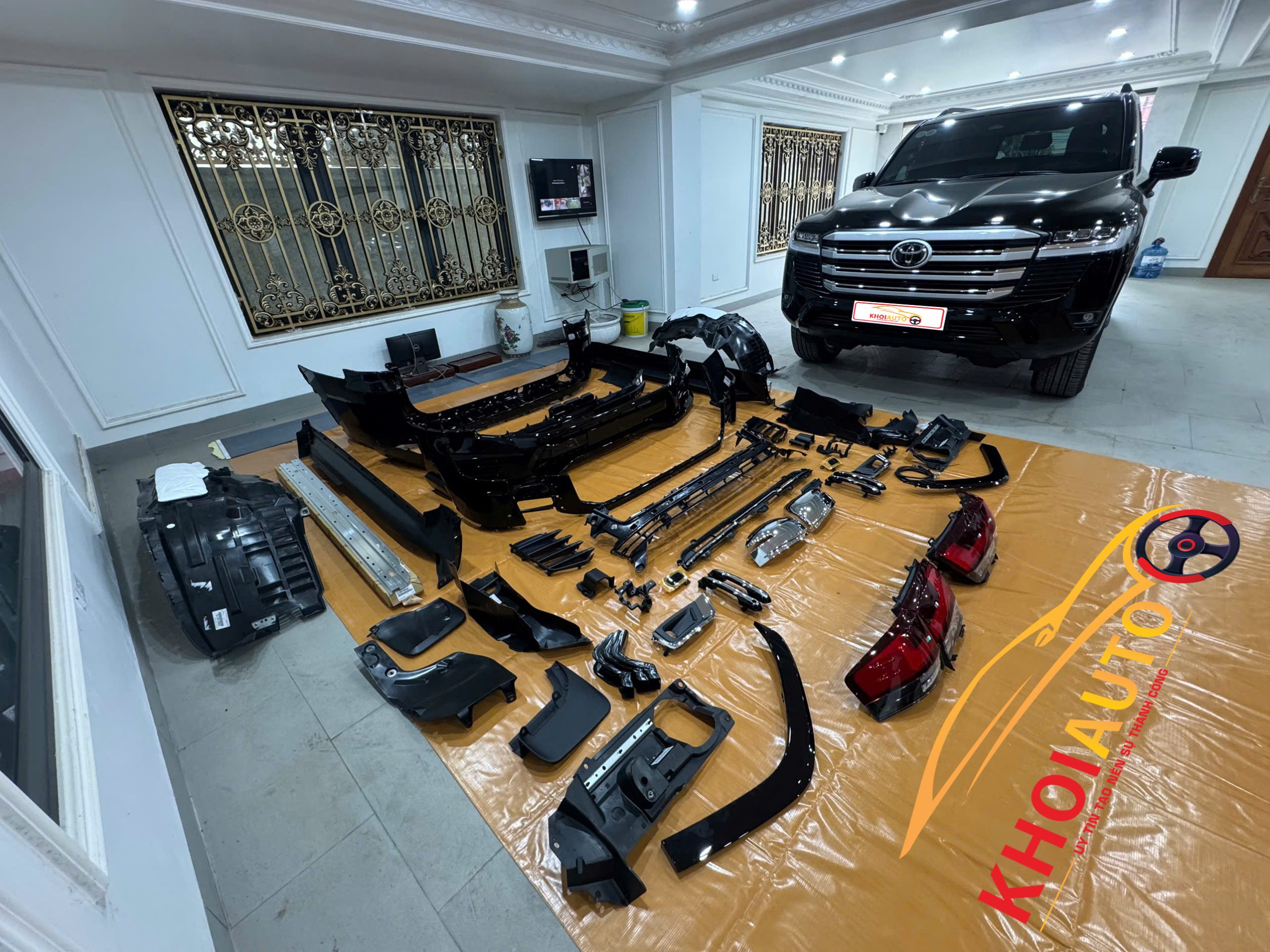 Nang Cap Land Cruiser LC300 Bodykit Modellista Trung Dong Chinh Hang Tai Phu Tho KhoiAutO 2 scaled