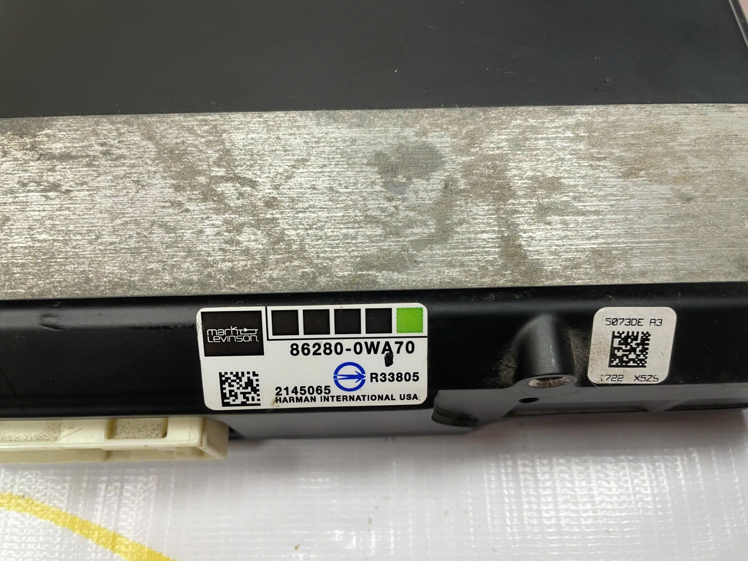 86280-0WA70 Âm Ly (Amply) Mark Levinson Lexus ES350 2013-2015 862800WA70 Bãi Tháo Xe