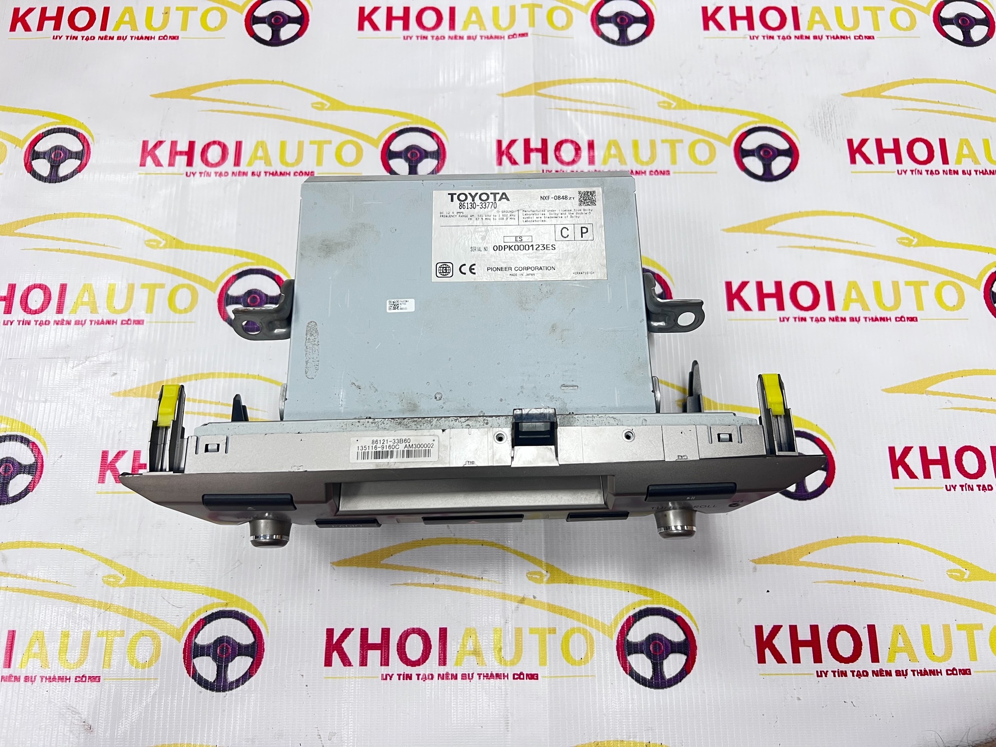 86130-33770 Cụm Đài Đĩa FM Bảng Điều Hòa LEXUS ES350 2012-2015 8613033770 Bãi Thái Xe