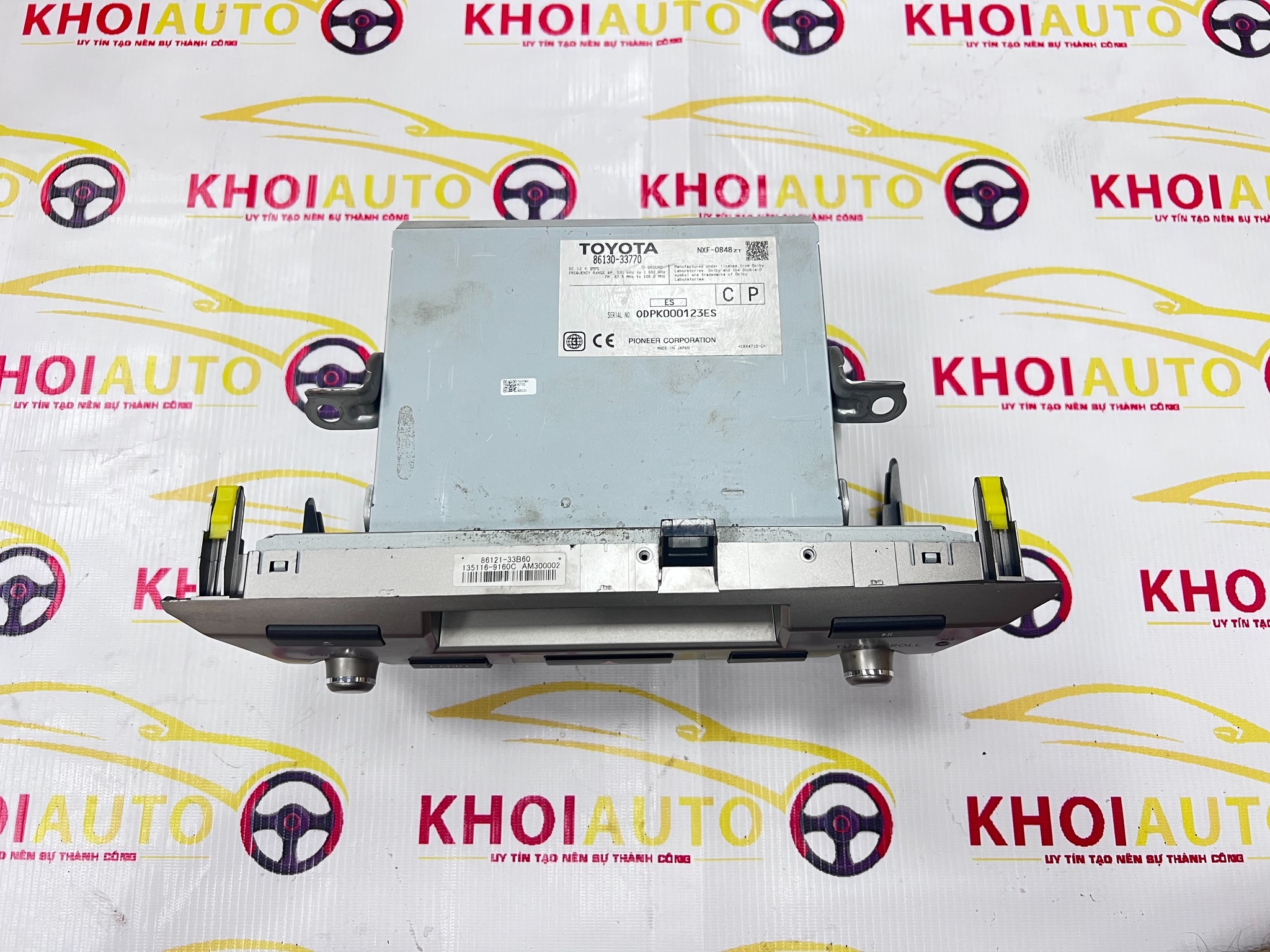 86130-33770 Cụm Đài Đĩa FM Bảng Điều Hòa LEXUS ES350 2012-2015 8613033770 Bãi Thái Xe