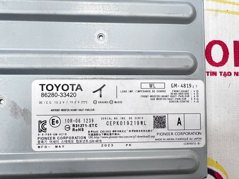 86280-33420 Âm ly (Amplifier) Lexus ES350 2022-2025 Hàng Tháo Xe Zin 8628033420