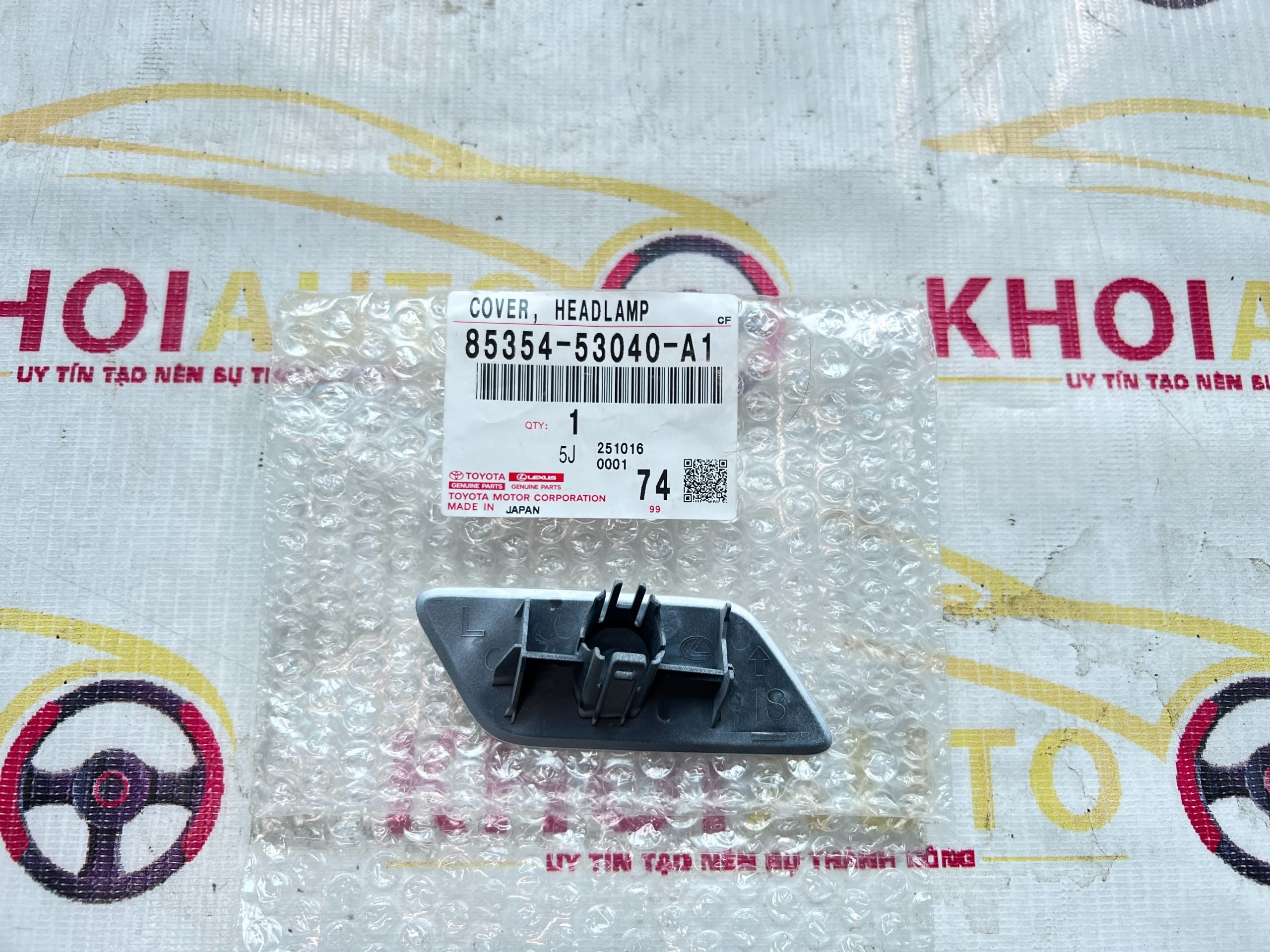 85354-53040-A1 Nắp Rửa Đèn Pha LEXUS IS250 2020-2024 Trái(LH)8535453040A1 Chính Hãng