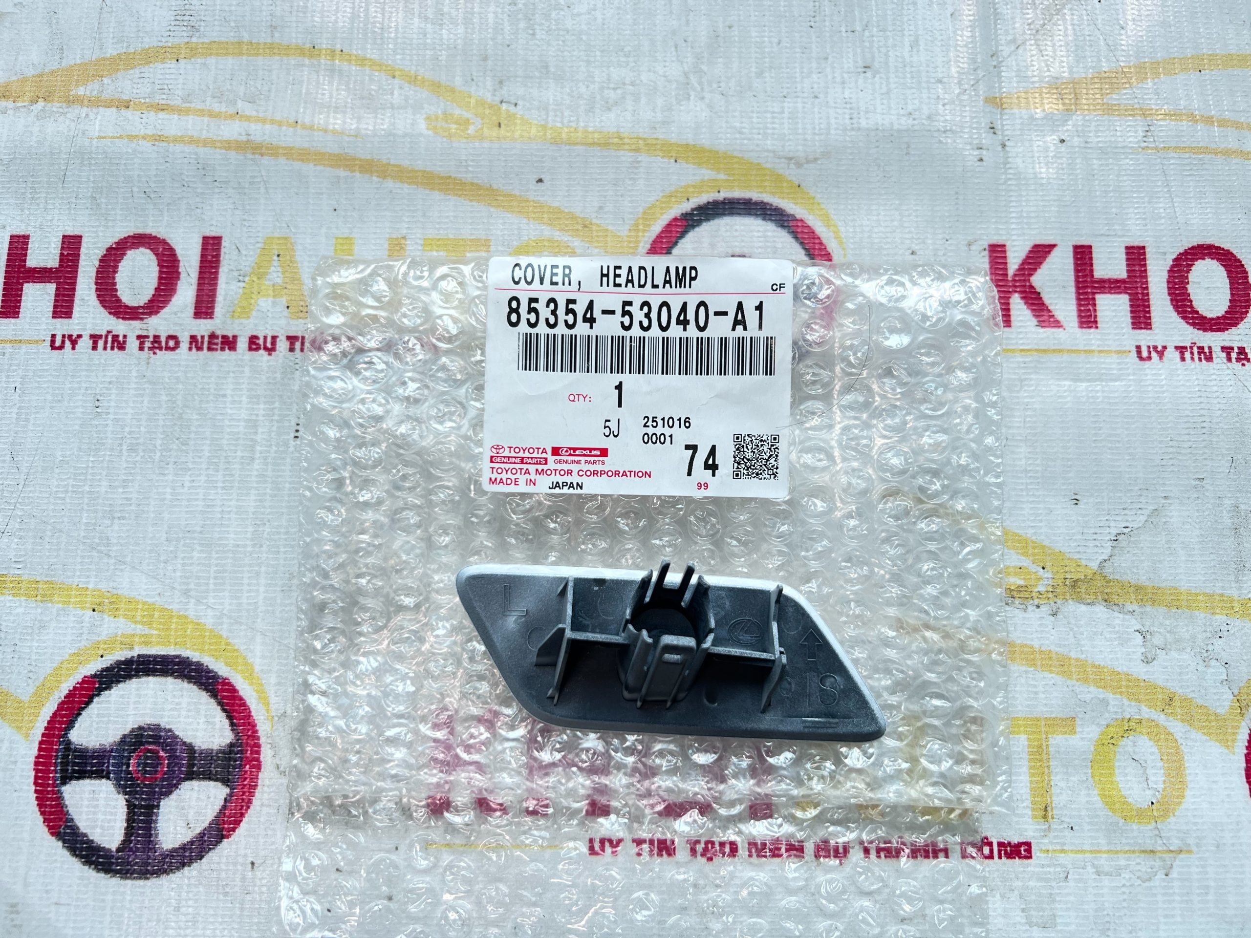 85354-53040-A1 Nắp Rửa Đèn Pha LEXUS IS250 2020-2024 Trái(LH)8535453040A1 Chính Hãng